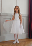 KLARA BZ-091 Short White Dress