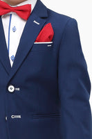 KOBALT Deep Blue Slim Fit 2 Piece Boys Suit (1-7 years)