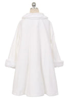 SALE KD127 White Fleece Style Coat (2-12 years)