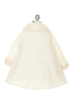 KD166 Ivory Fleece Coat & Hat Set (sizes 3-24 months)