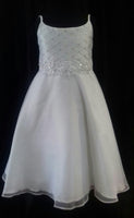 SALE SP952 White Communion Dress (7 YEARS ONLY)