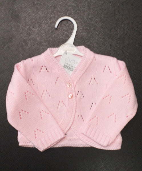 SALE Baby Girl Pink Knitted Cardigan (3-6 months only)