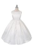 KD235 Ivory Classic Pleated Dress (sizes 2-14 years)