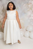 KD235+ Ivory Classic Pleated Dress (plus sizes 16.5-20.5)