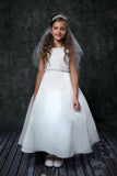 LAST CHANCE KD386 White Communion Dress (4-16 years)