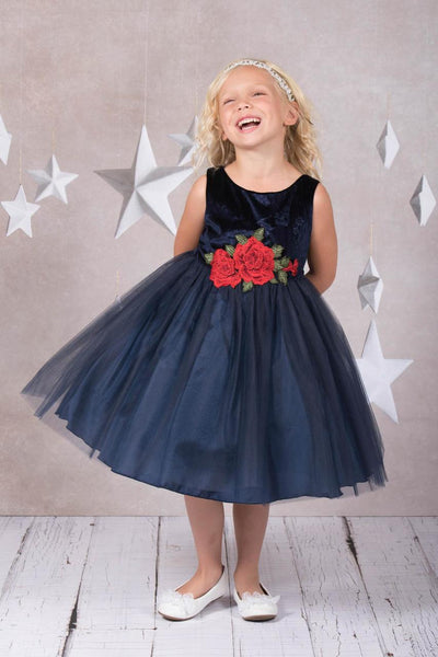SALE KD396 Navy Dress (4 years only)