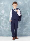 TK4016 Ink Blue Boys 5 Piece Suit  (3 months to 20 years)