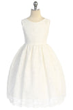 SALE KD526X Ivory All Lace V-Back Dress (plus sizes 16.5 & 20.5)