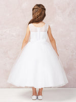 TK5753 White Dress (2-18 yrs)