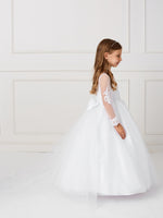 TK5780 White Dress (2-14 yrs)