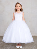 LAST CHANCE TK5794 White Dress (12 yrs only)
