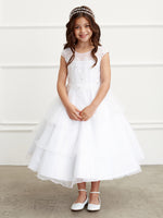 TK5815 White Dress (2-12 yrs)