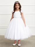 TK5832 Dress  (2-12 yrs) available in white and ivory