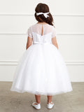 TK5833 Dress available in white & ivory (2-16 yrs)