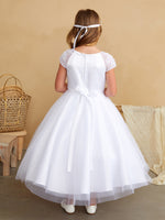 TK5847 White Dress (2-16 yrs)