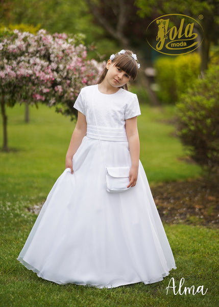 ALMA White Communion Dress