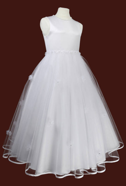 KRE239 White Communion Dress
