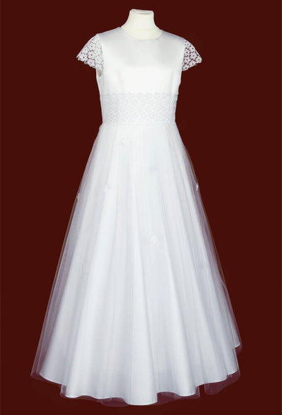 KRE246 White Communion Dress
