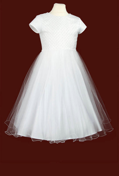 KRE250 White Communion Dress