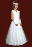 KRE263 White Communion Dress