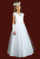 KRE264 White Communion Dress