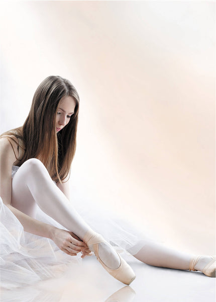 ISADORA 50 Denier Girls Ballet Tights (4-14 years) available in white and ivory
