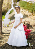 IZA White Communion Dress