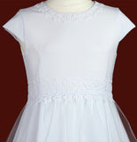 KRS160 White Communion Dress