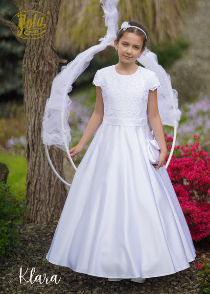 KLARA White Communion Dress