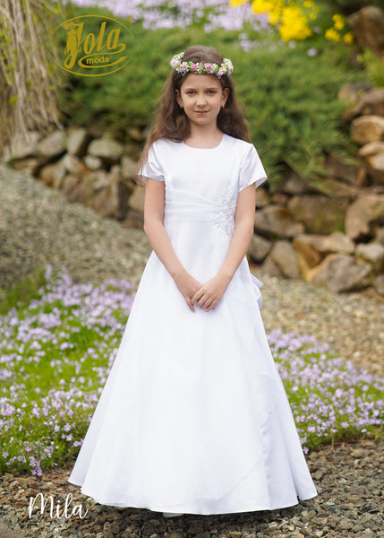 MILA White Communion Dress