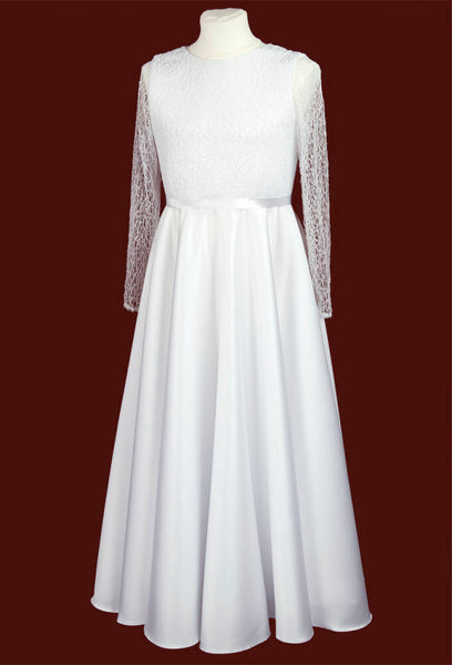 KRS154 White Communion Dress