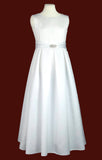 KRS159 White Communion Dress with Pockets