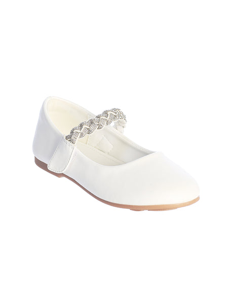 TKS170 / TKS169 Girls White Shoes (sizes 1 infant to 8 youth)