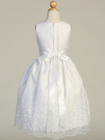 SP110 White Communion Dress (6-14 years & plus sizes)