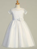 SP169 White Communion Dress (6-12 years and plus sizes)