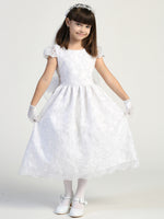 LAST CHANCE SP183 White Communion Dress (6 YEARS only)