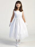SP184 White Communion Dress (6-12 years & plus sizes)