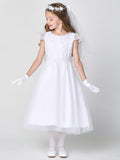 SP189 White Communion Dress (6-12 YEARS)