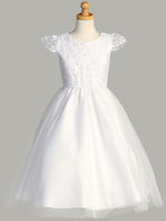 SP189 White Communion Dress (6-12 YEARS)