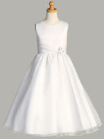 SP199 White Communion Dress (6-12 years and plus sizes)