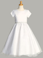 SP200 White Communion Dress (6-12 years and plus sizes)