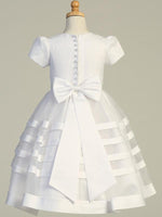 SP708 White Communion Dress (6-14 years & plus sizes)