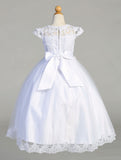 SP712 White Communion Dress (6-12 YEARS)
