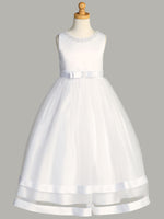 SP717 White Communion Dress (6-12 years and plus sizes)