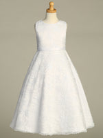 SP722 White Communion Dress (6-12 years and plus sizes)