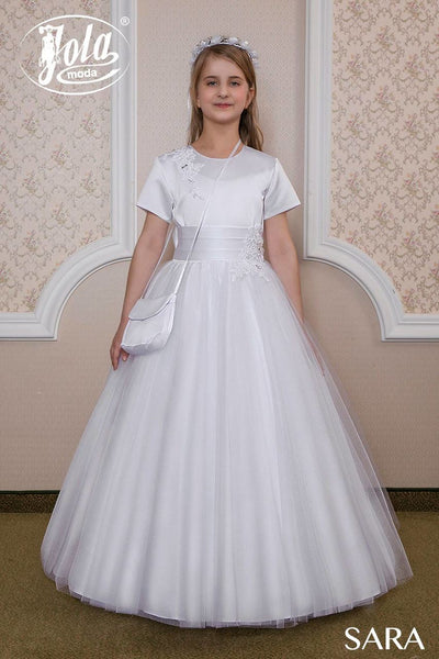 SARA White Communion Dress