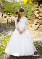 VALENTINA White Communion Dress