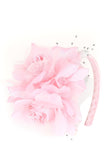 HB030 Large Flower Headband (available in white, ivory, pink and dusty rose)