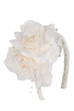 HB030 Large Flower Headband (available in white, ivory, pink and dusty rose)