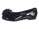 ANNA Black Flat Pump Dress Shoes Junior Sizes 9 to 4